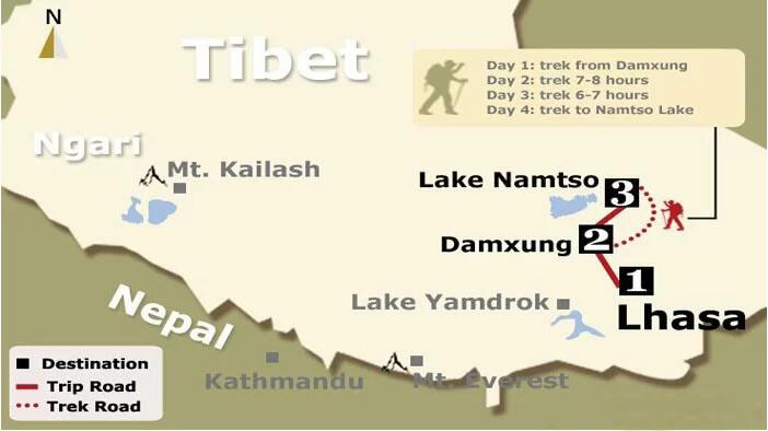 Nyenchen Tanglha Trekking is a precious experience